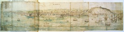 Málaga, siglo XVI de Anthonis van den Wyngaerde
